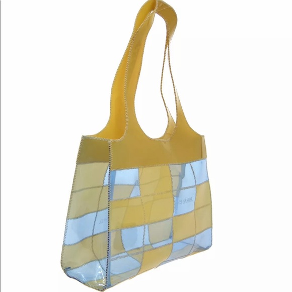 CHANEL Handbags - Chanel Vinyl Patchwork Quilted Shoulder Clear Bag